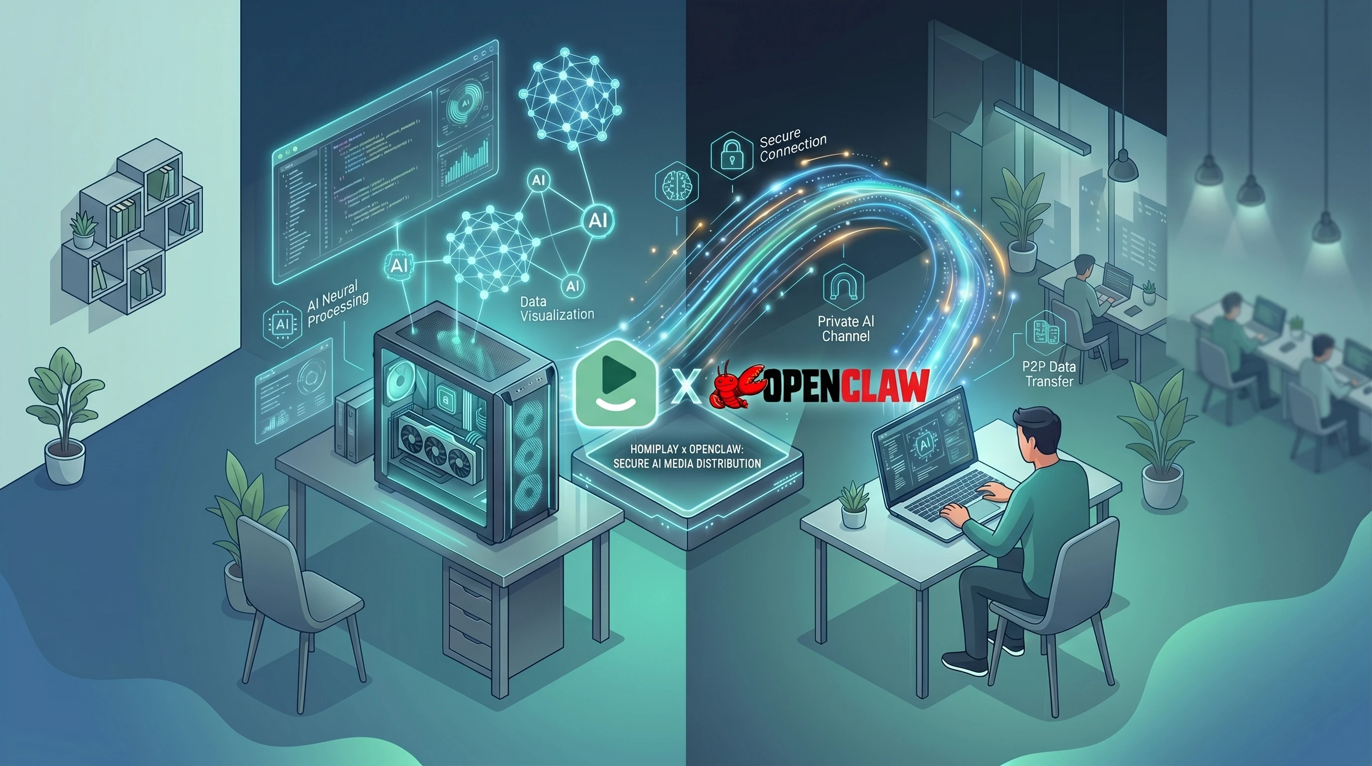 遠端存取家中的 OpenClaw AI 工作室 情境封面圖