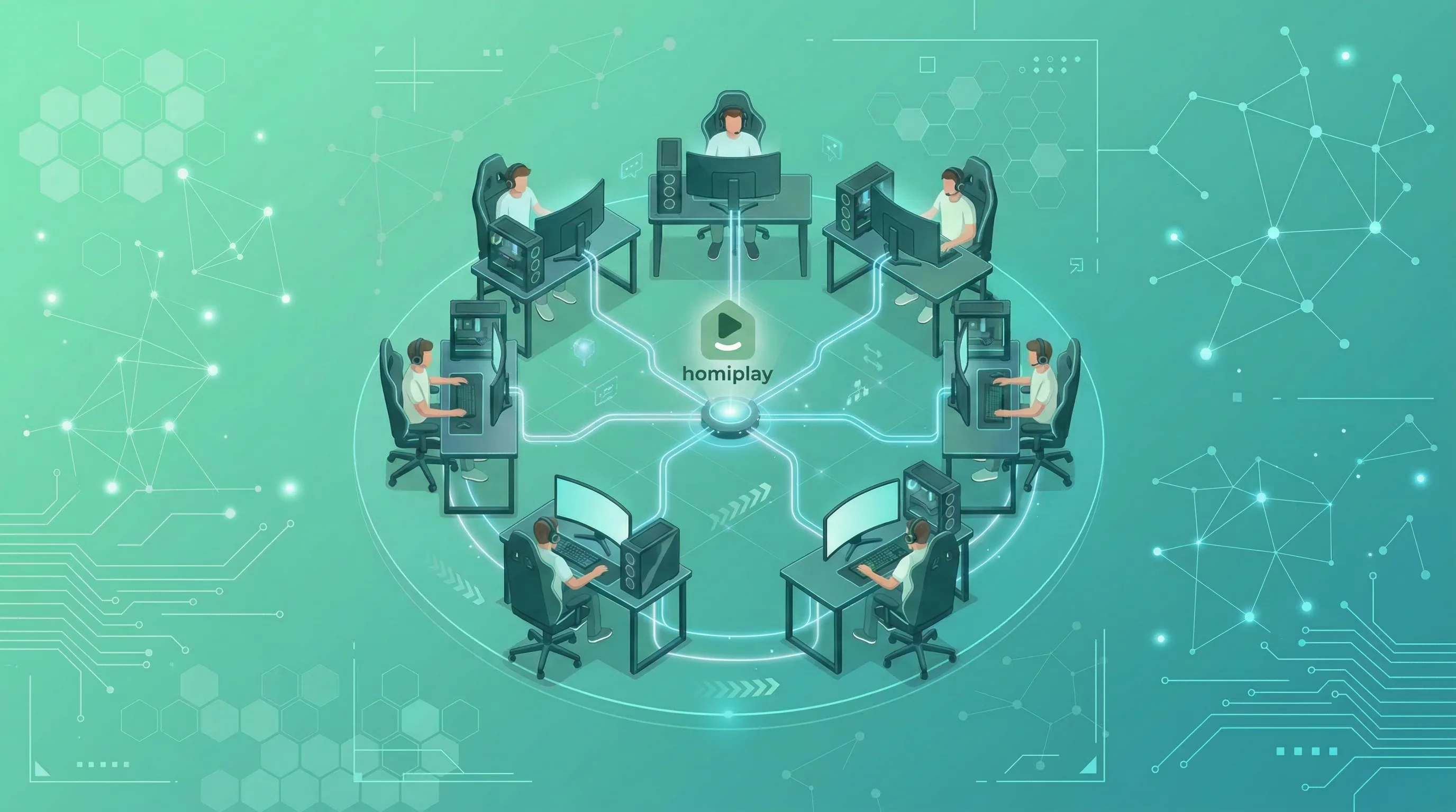 透過 HomiPlay 與朋友進行流暢的區網遊戲體驗 情境封面圖